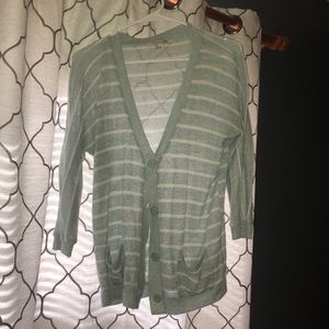 Striped cardigan